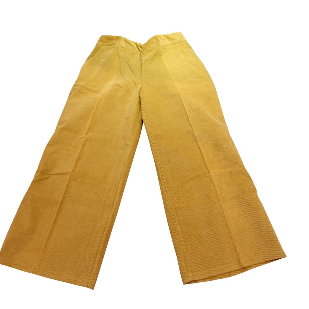 Wide Leg Mustard Pants